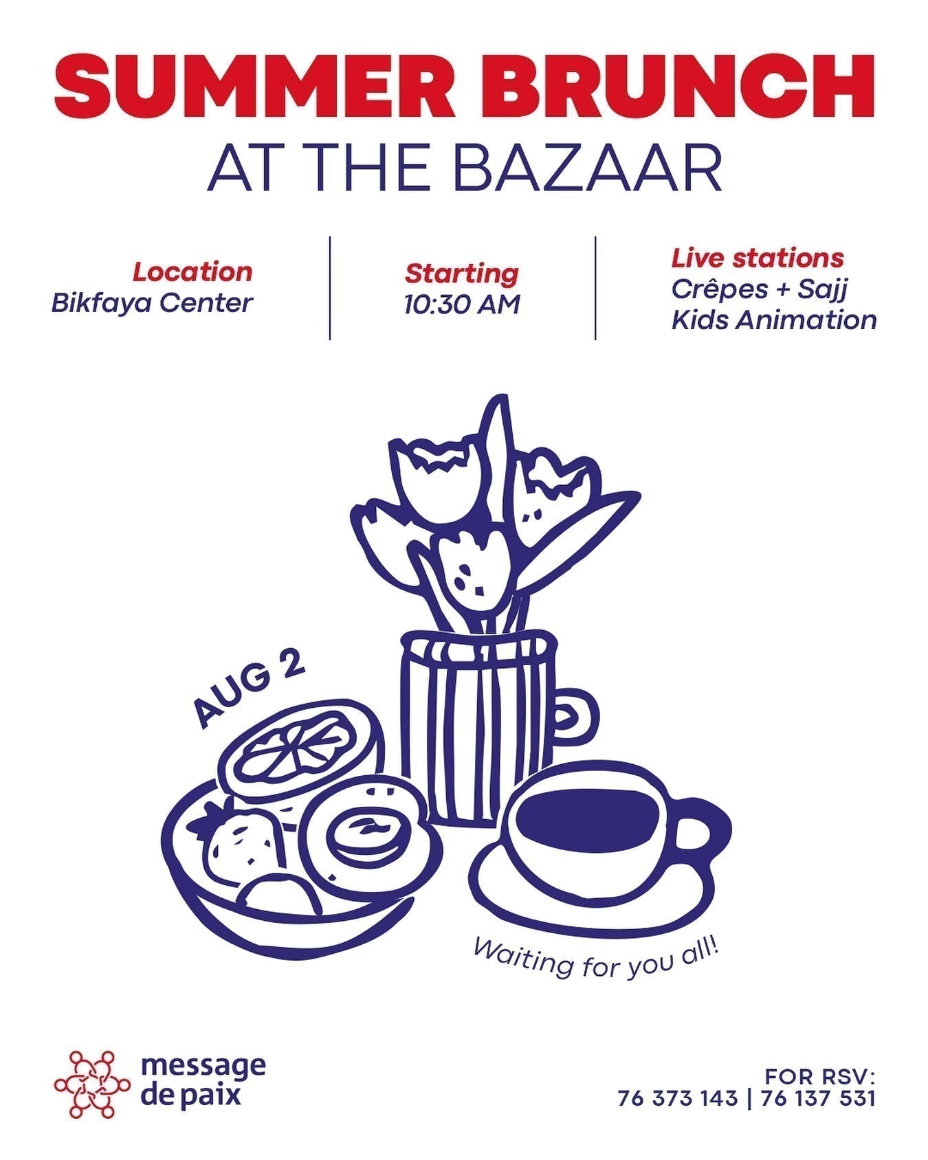 Summer Brunch at the Bazaar