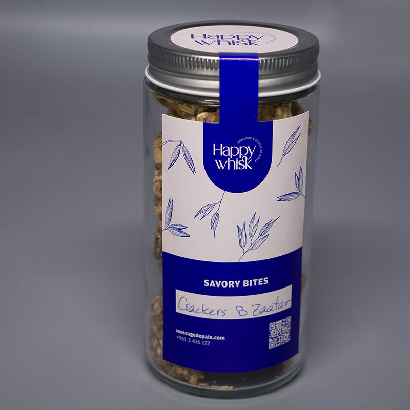 Zaatar Crackers - by Happy Whisk