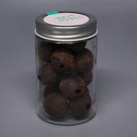 Chocolate Almond Peanut Butter Balls - by Happy Whisk