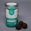 Chocolate Almond Peanut Butter Balls - by Happy Whisk