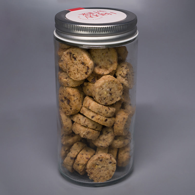 Diamond Chocolate Pistachio Cookies - by Happy Whisk