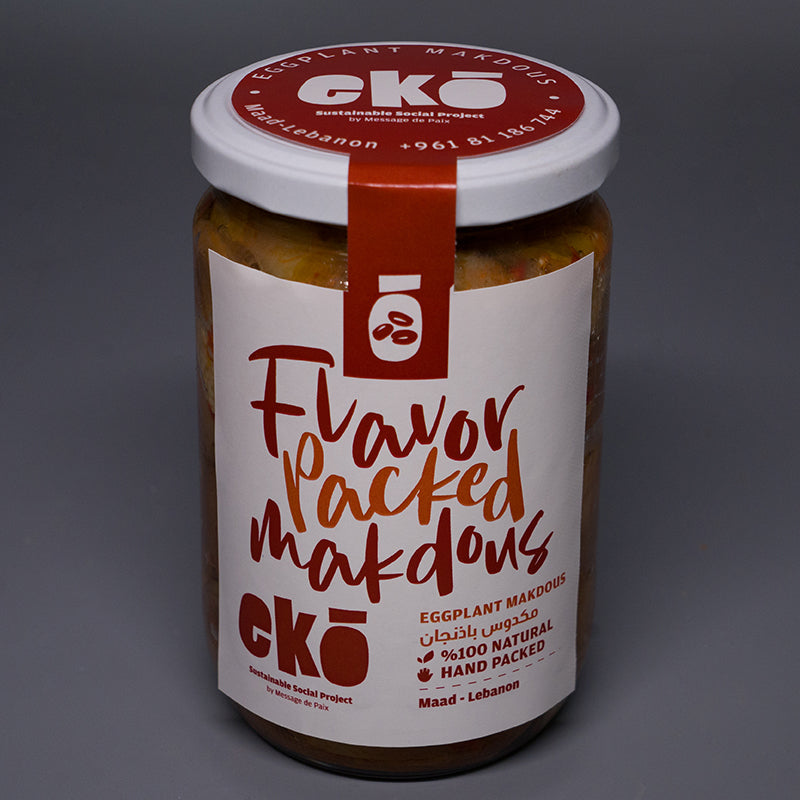 Eggplant Makkdous - by EKO