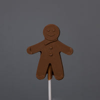 Gingerbread chocolate lollipop