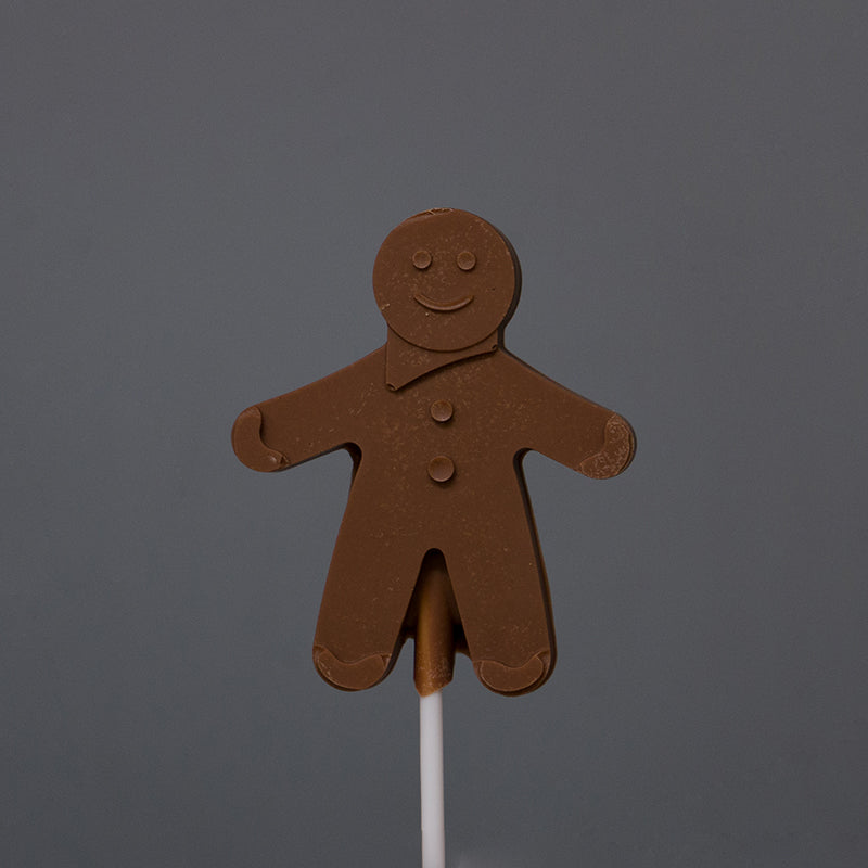 Gingerbread chocolate lollipop