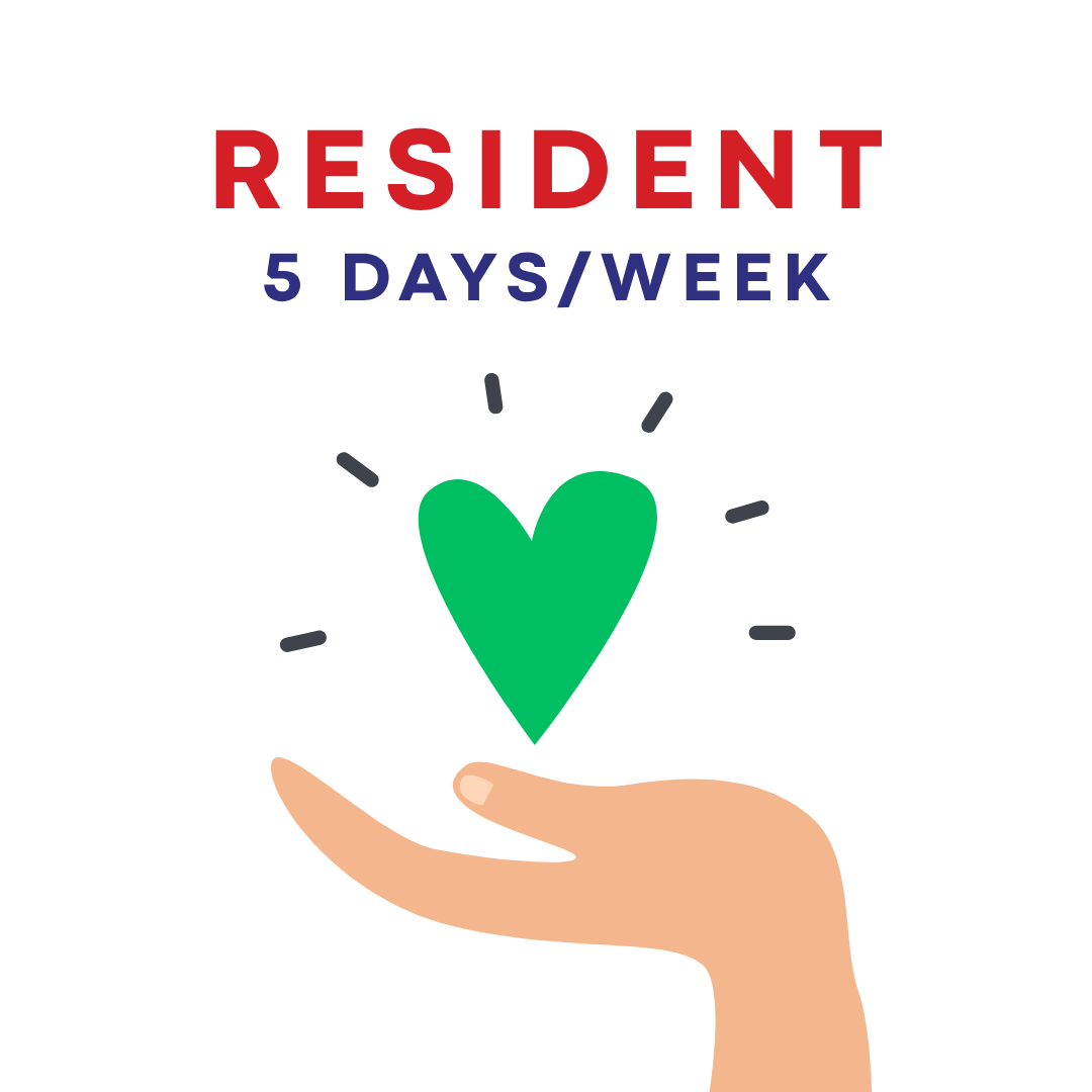 💚 Resident (5 days per week)