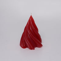 Twisted Christmas Tree Candles (Medium)