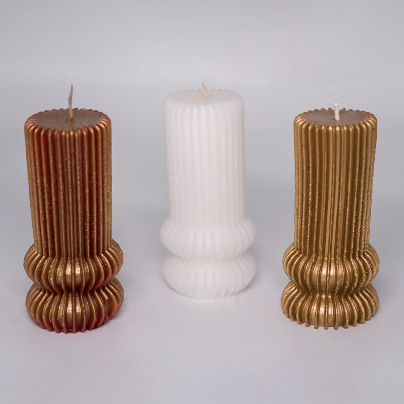 Ribbed Candles