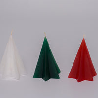 Triangular Christmas Tress candles (Small)