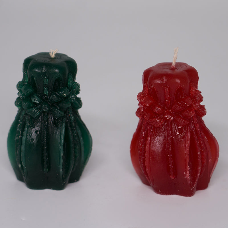 Holiday Ribbon Candles (Small)