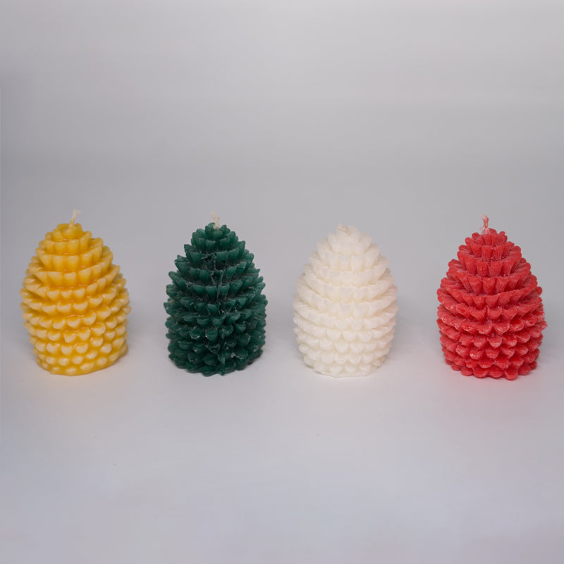 Pinecone Candles