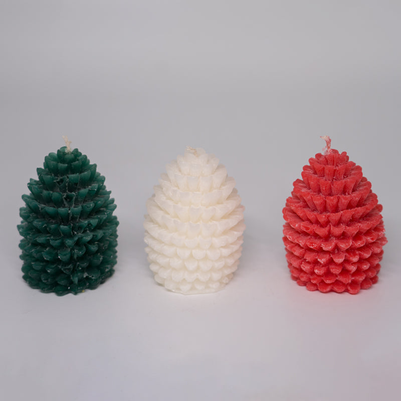 Pinecone Candles