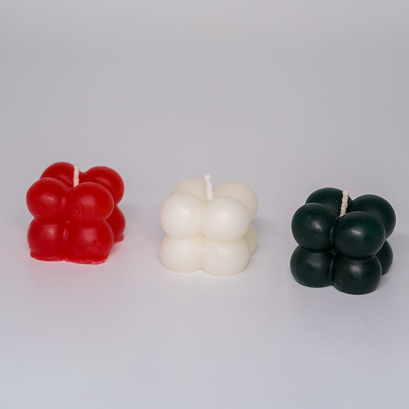 Cube Bubble Candle (Small)