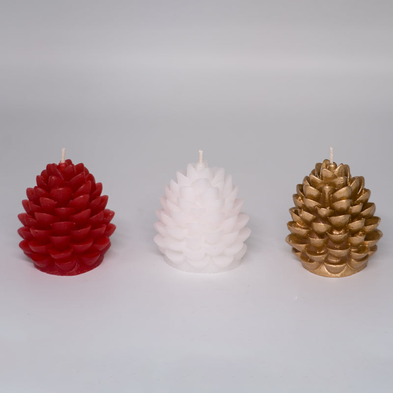 Pinecone Candles
