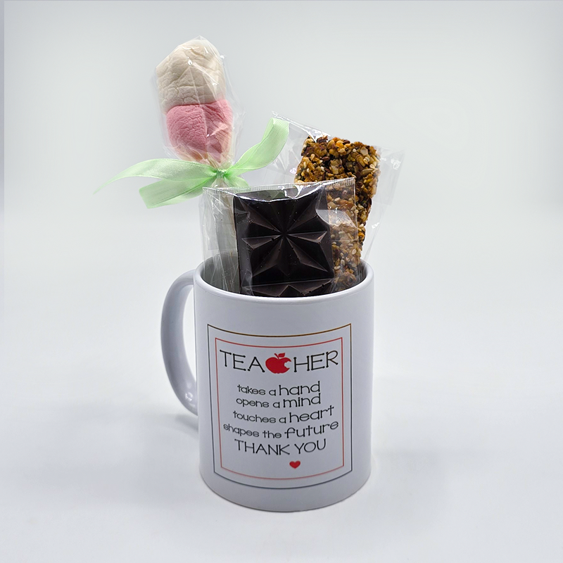 Teacher Mug Gift Set with Sweet Treats