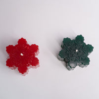 Snow Flakes Candles