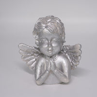Angel Figurine Wax Candle (Silver)