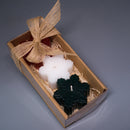 Christmas Candles Trio (Snowflake)