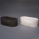 Oval Gypsum Accent Piece