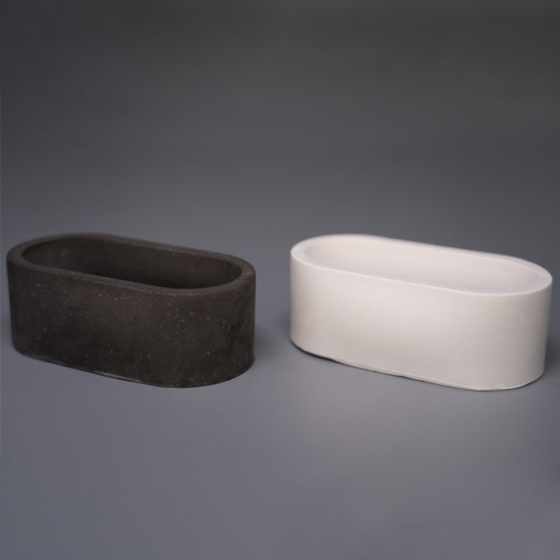 Oval Gypsum Accent Piece