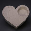 Gypsum Heart-shaped